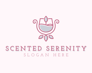 Scented Candle Decoration logo design