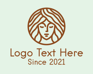 Minimalist Beautiful Woman logo