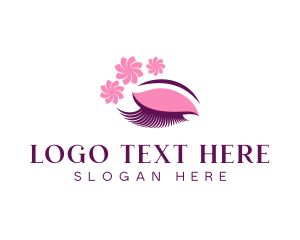 Flower Eyelash Beauty logo