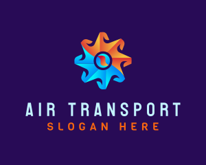 Exhaust Temperature Propeller logo design