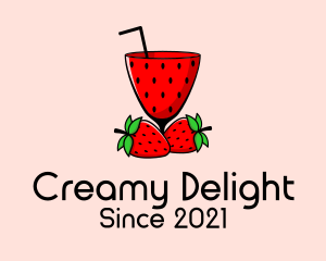 Strawberry Daiquiri Juice Drink  logo