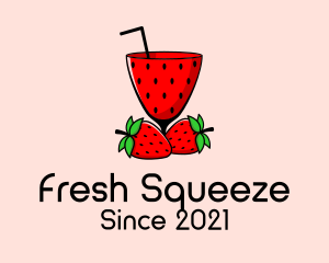 Strawberry Daiquiri Juice Drink  logo