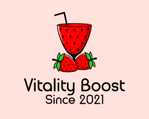 Strawberry Daiquiri Juice Drink  logo