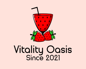 Strawberry Daiquiri Juice Drink  logo