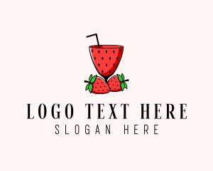 Strawberry Daiquiri Juice Drink  logo