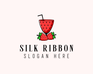 Strawberry Daiquiri Juice Drink  logo design