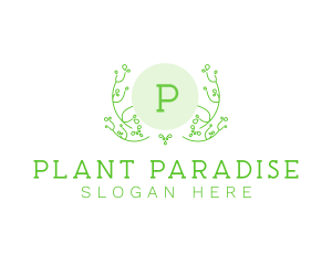 Plant Vines Gardening  logo design