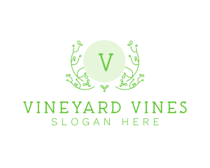 Plant Vines Gardening  logo design