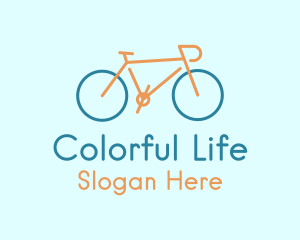 Cyclist Bike Transport logo design