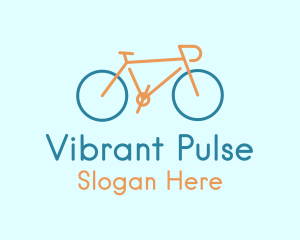 Cyclist Bike Transport logo design