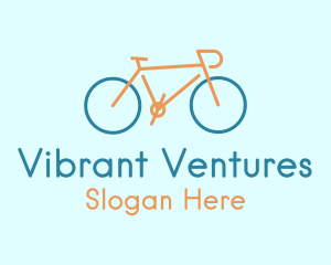 Cyclist Bike Transport logo design