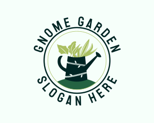 Gardener Plants Sprinkler  logo design