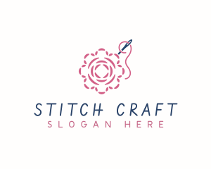 Flower Needle Embroidery logo