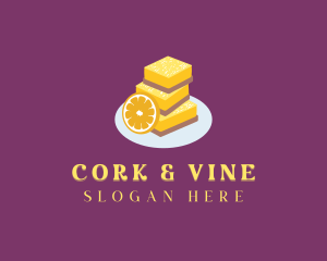 Dessert Lemon Bars logo design