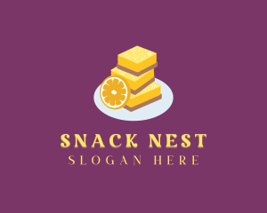 Dessert Lemon Bars logo design