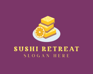 Dessert Lemon Bars logo design