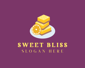 Dessert Lemon Bars logo design