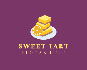 Dessert Lemon Bars logo design