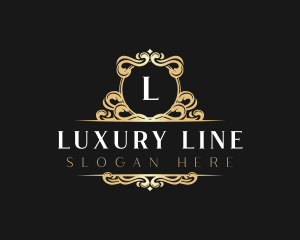 Ornamental Luxury Crest logo design