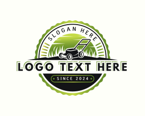 Landscaping Lawn Mower logo