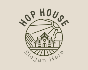 Minimalist Farm House logo design