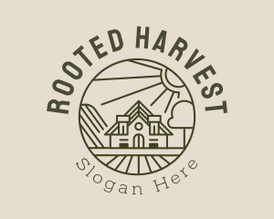 Minimalist Farm House logo design