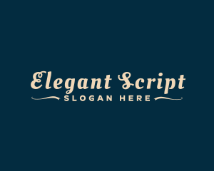 Classic Script Company logo design