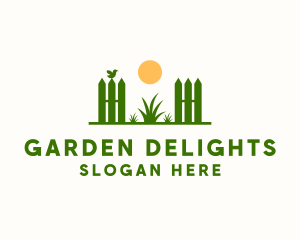 Garden Fence Lawn Care logo design