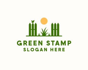 Garden Fence Lawn Care logo design