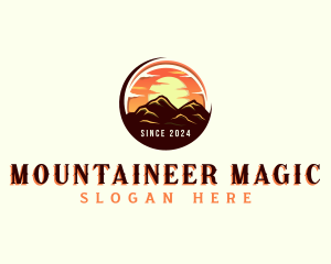 Sunset Mountain Summit logo design