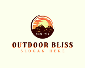 Sunset Mountain Summit logo design