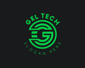 Tech Agency Letter G logo design