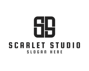 Startup Studio Company Letter SS logo design