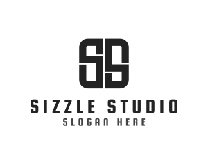 Startup Studio Company Letter SS logo design