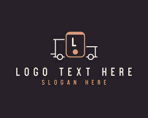 Mobile Delivery Truck Vehicle logo