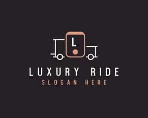 Mobile Delivery Truck Vehicle logo design