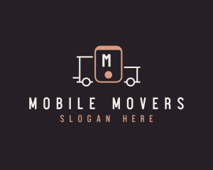 Mobile Delivery Truck Vehicle logo design