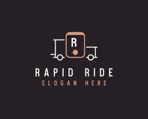 Mobile Delivery Truck Vehicle logo design