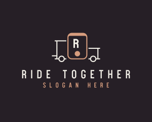 Mobile Delivery Truck Vehicle logo design