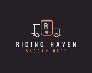 Mobile Delivery Truck Vehicle logo design