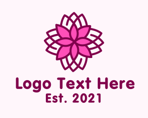 Geometric Flower Spa logo