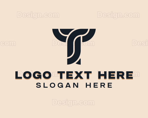 Creative Studio Letter T Logo