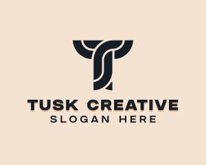 Creative Studio Letter T logo design