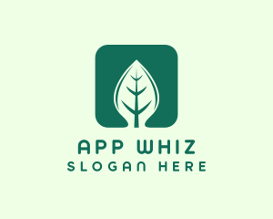 Green Leaf App logo design