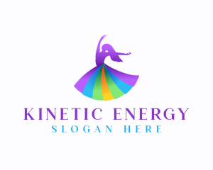 Woman Dancing Instructor logo