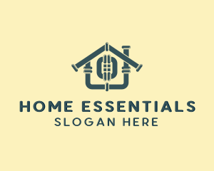 Home Plumbing Renovation logo design