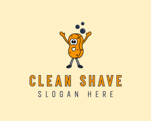 Cleaning Dishwashing Sponge logo design