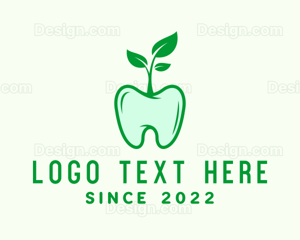 Leaf Dental Tooth Logo