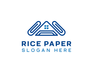 Office Paper Clip logo design