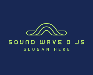 Neon Tech Wave logo design